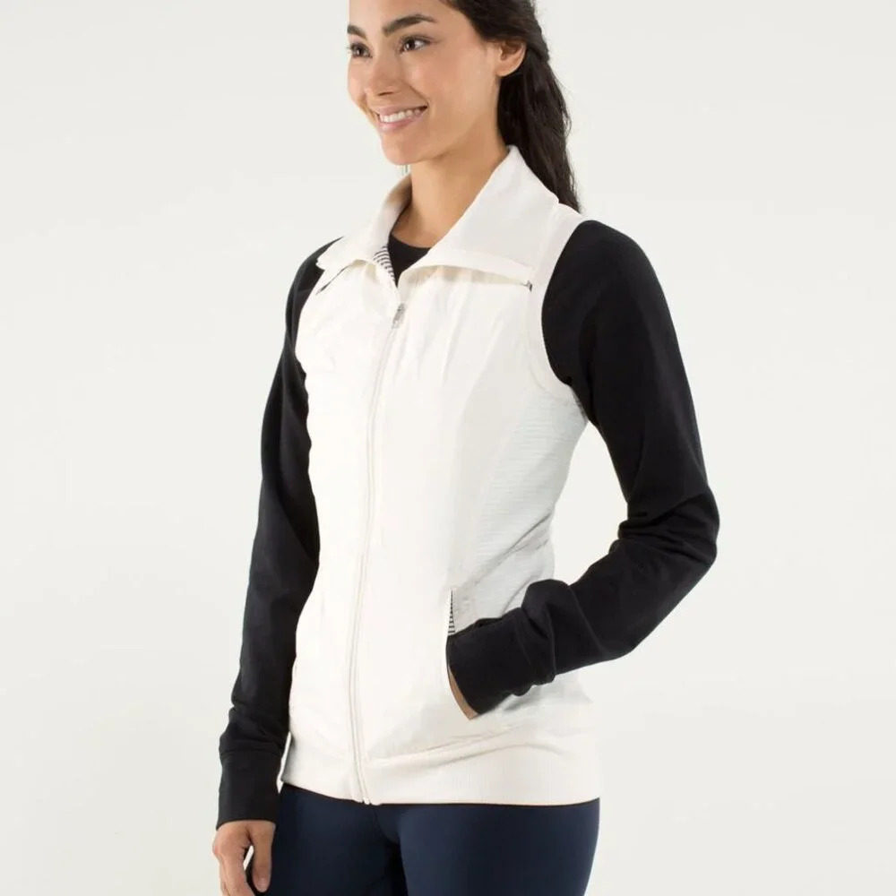 Lululemon Won't Stop Vest Hyper Stripe Angel Wing